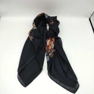 Black Butterfly Bird Scarf